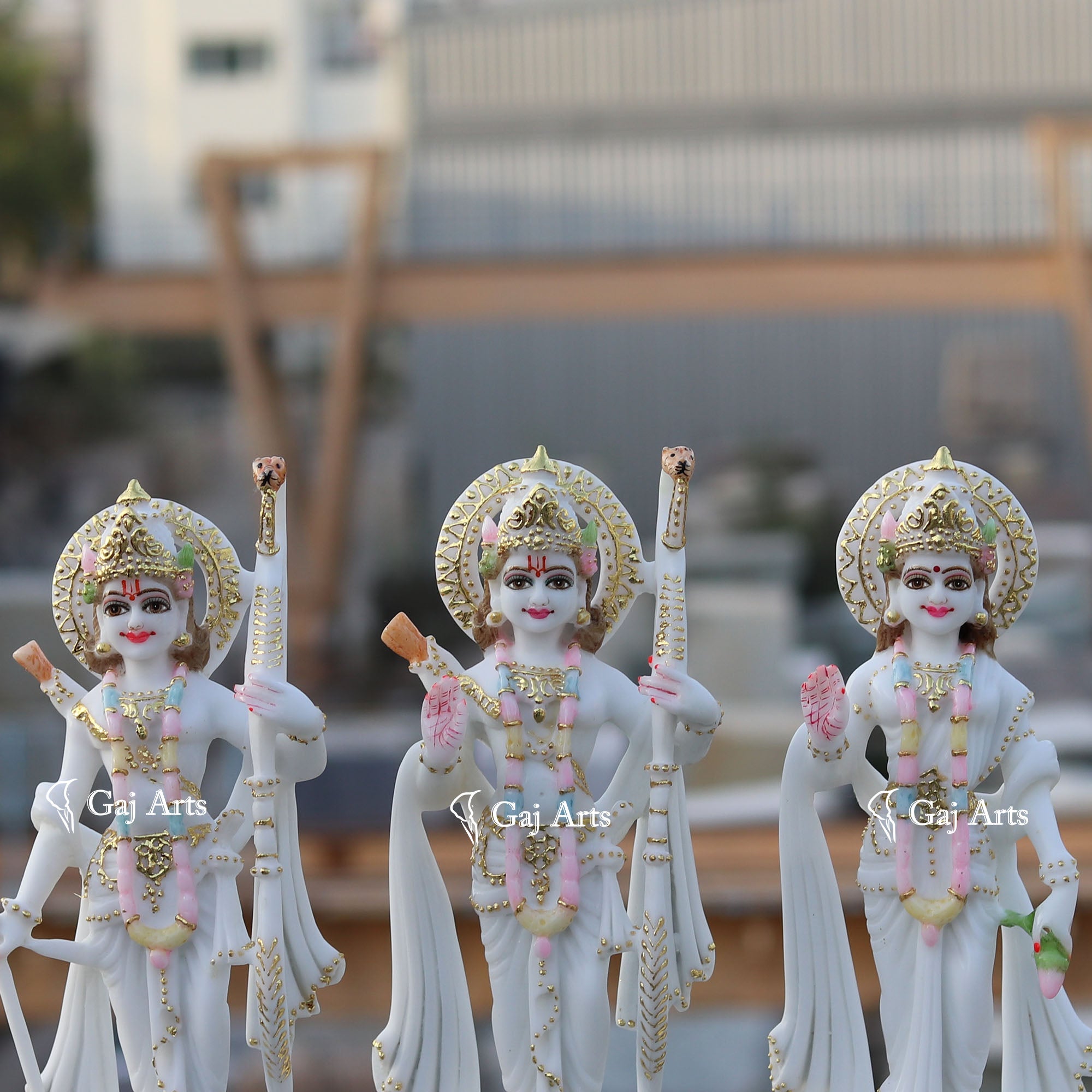 Ethiopia Marble Ram Jodi Idol | 12Inch