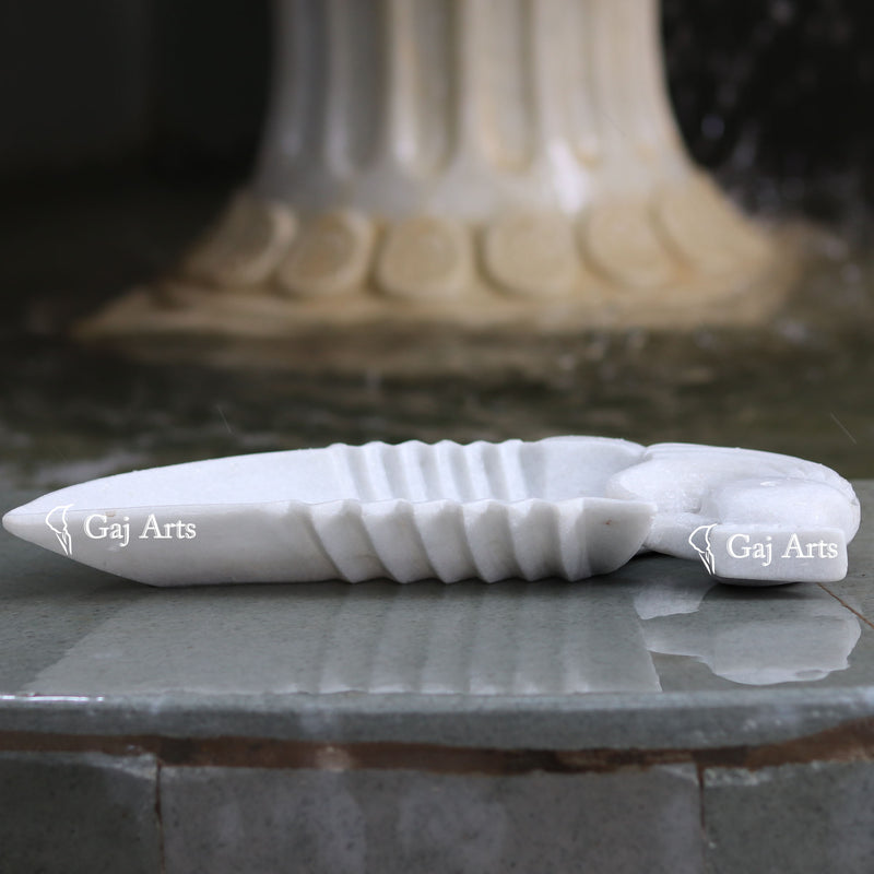 Marble Flower Bowl 14"