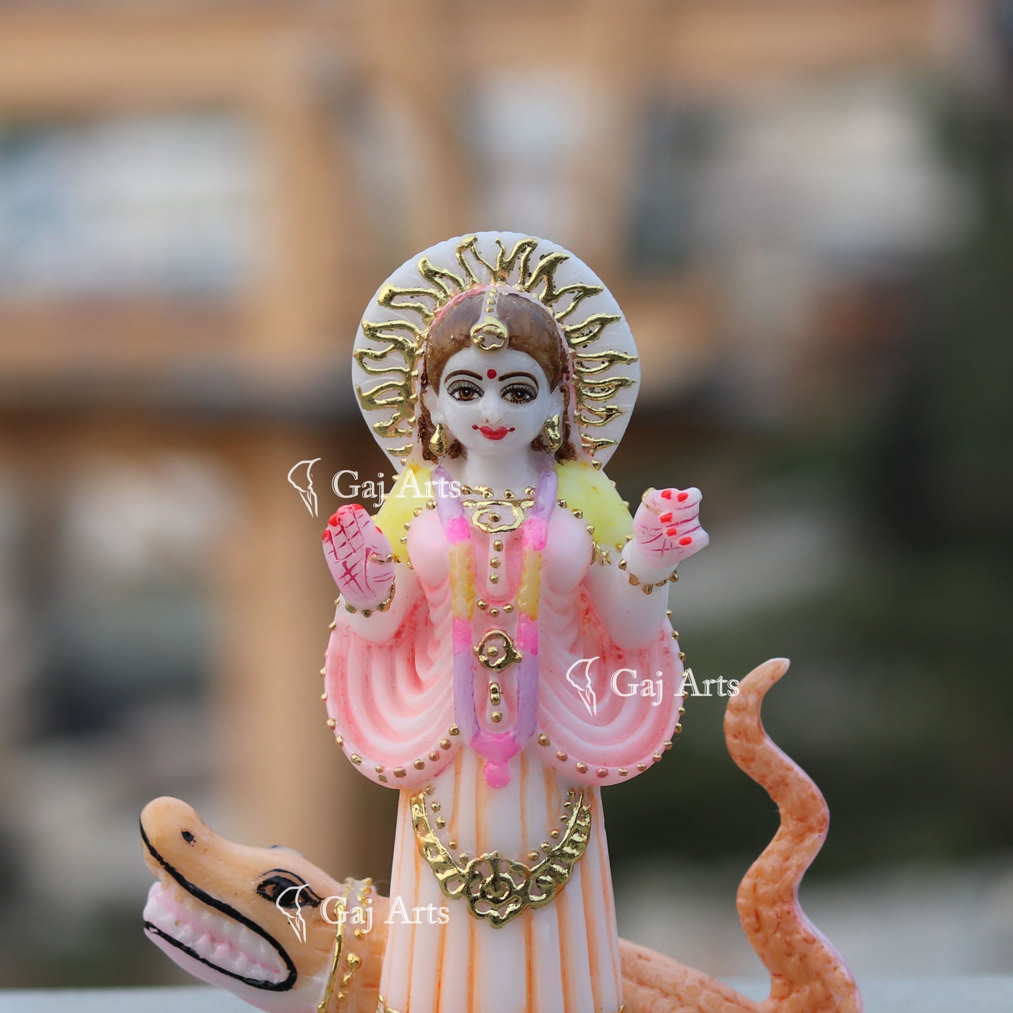 Marble Ethiopia Khodiyar Maa Idol | 7 Inch