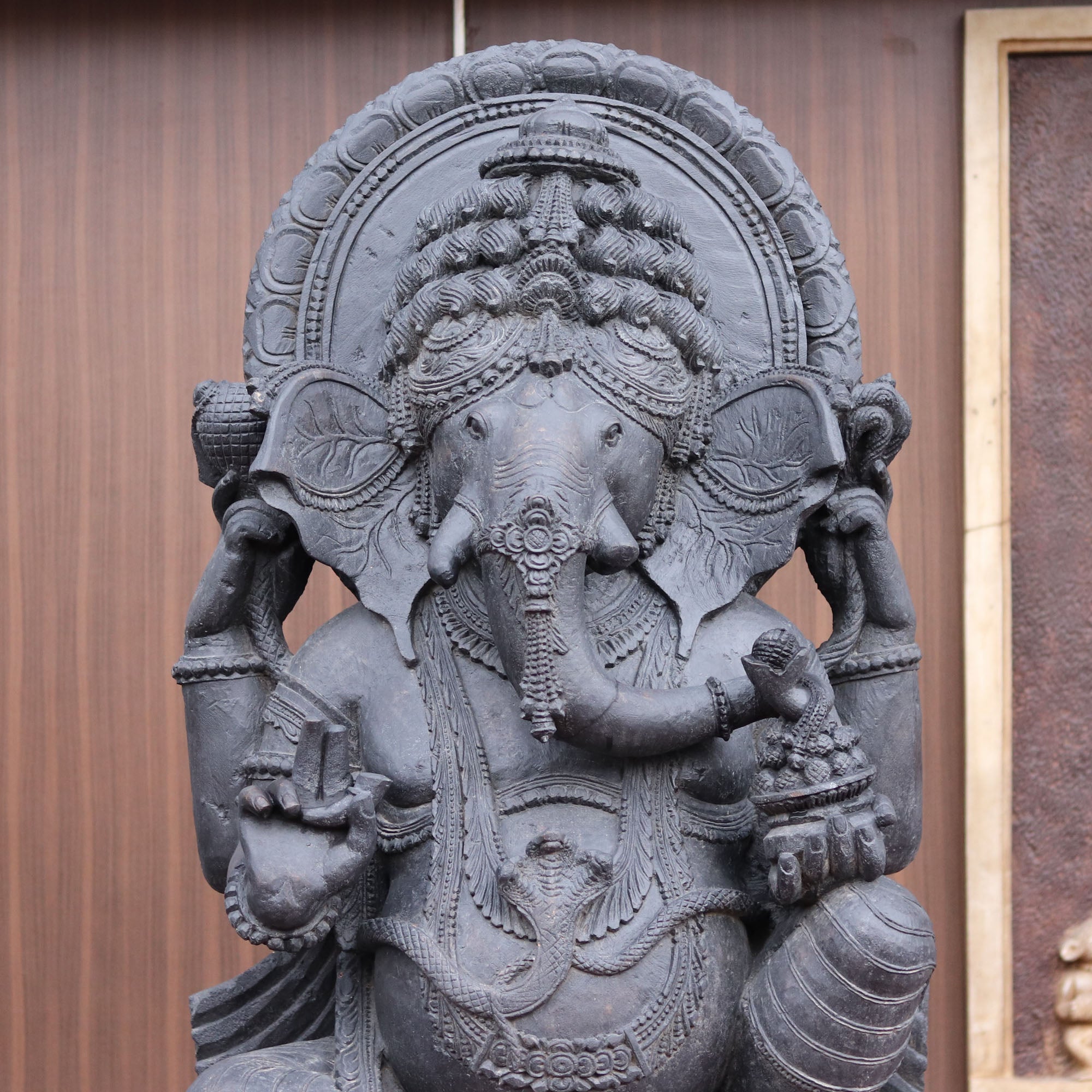 Sandstone Ganesh Murti | 60 Inch