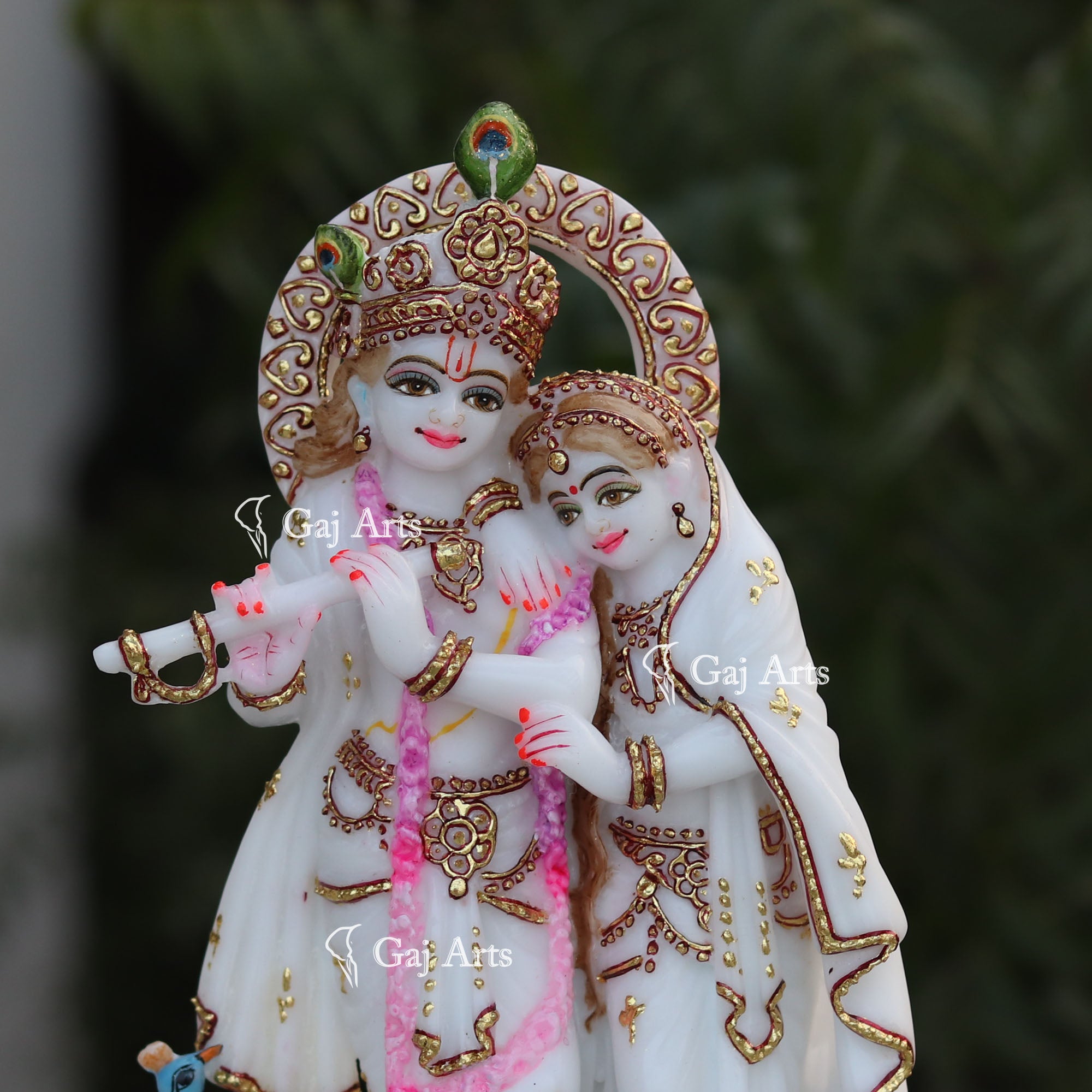 Marble Radha Krishna Jodi Idol | 12 Inch