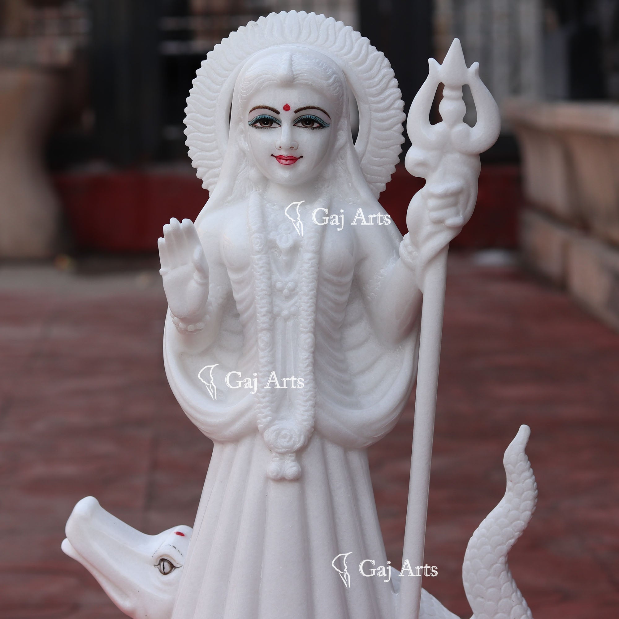Marble Khodiyar Maa Idol | 21 Inch