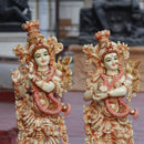 Makrana Marble Radha Krishna Statue | 30 Inch