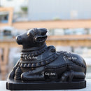 Black Marble Nandi Idol | 15 Inch