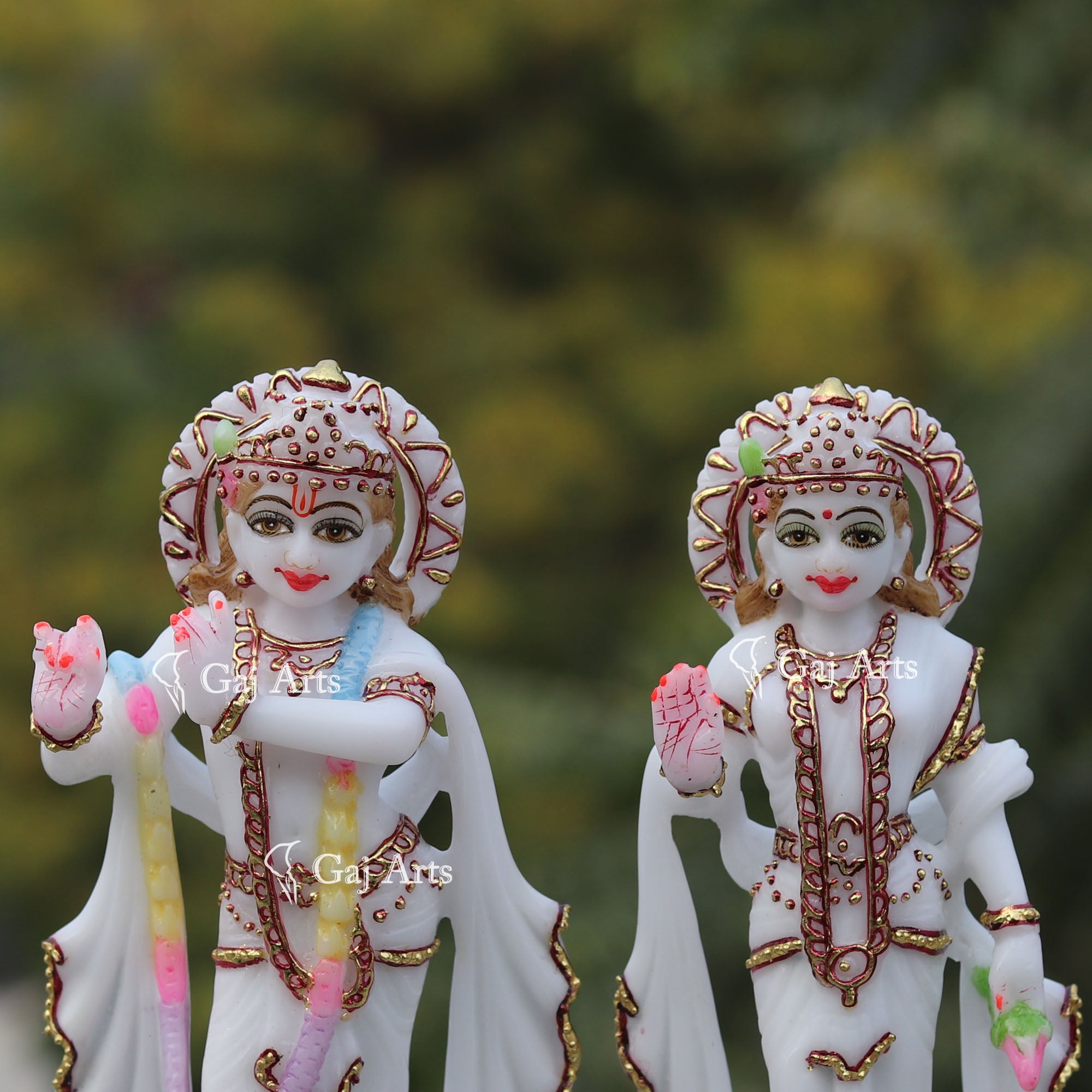 Ethiopia Radha Krishna Idol | 9 Inch