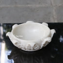 Marble Flower Bowl 9”