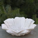 Marble Flower Bowl 12”