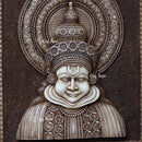 Antique Finish Kathakali Wall Panel | 48 Inch