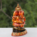 Wooden Ganpati 9"