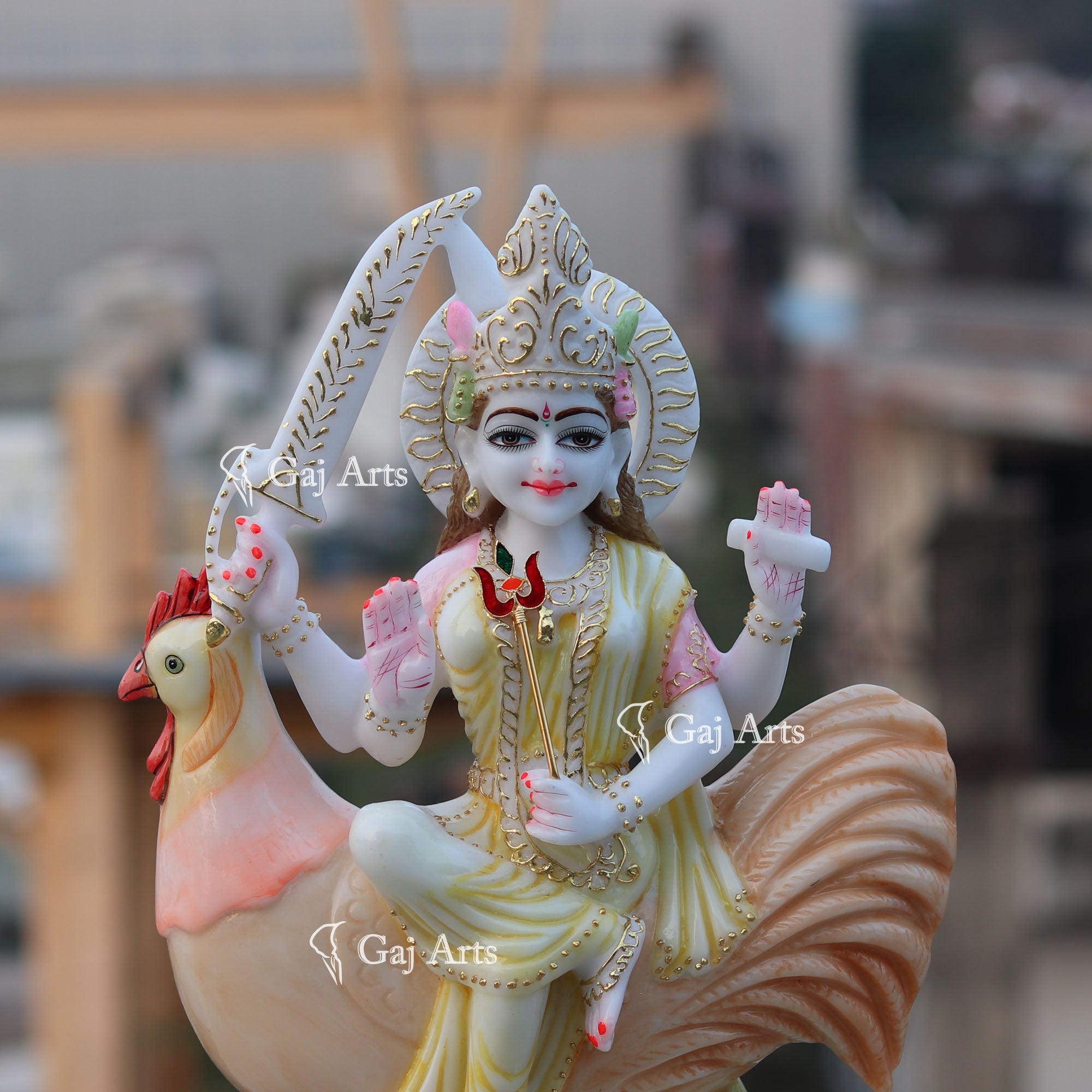 Bahu Charni Mata Idol | 18 Inch