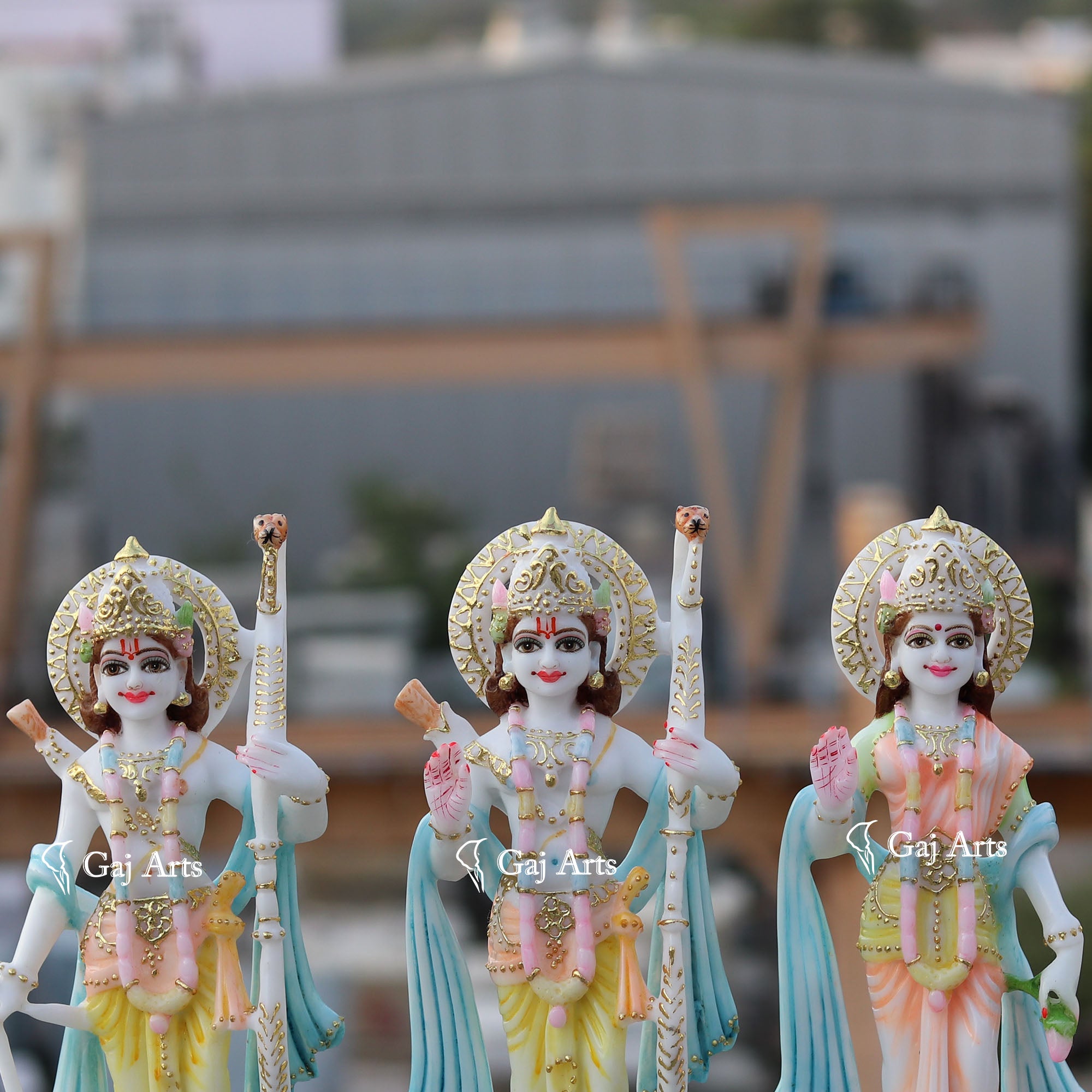 Ethiopia Marble Ram Jodi Idol | 12Inch