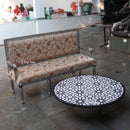 3 Seater Silver  Sofa