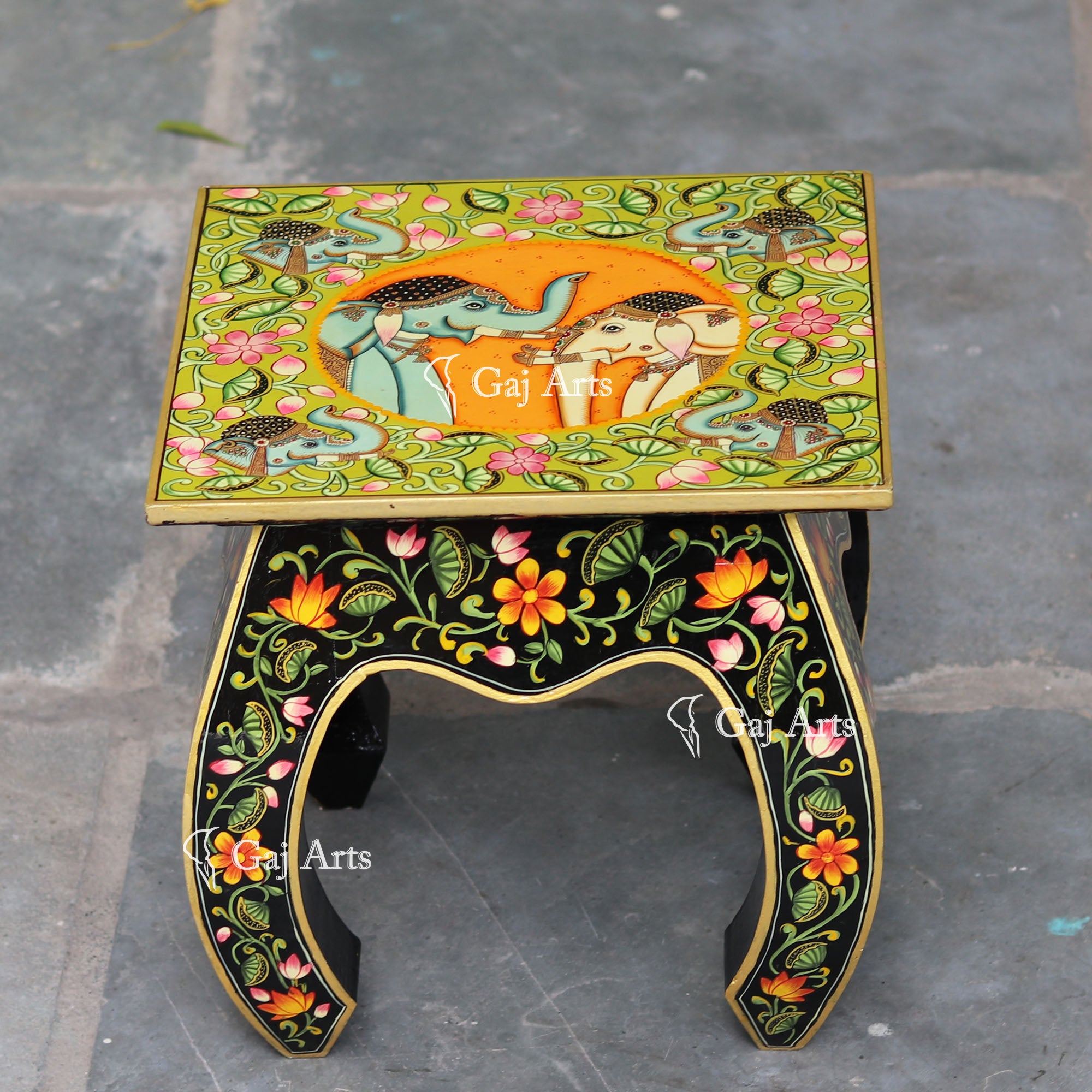 Wooden Chowki  14"