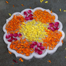 Marble Flower Bowl 12"