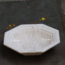 Marble Flower Bowl 15”