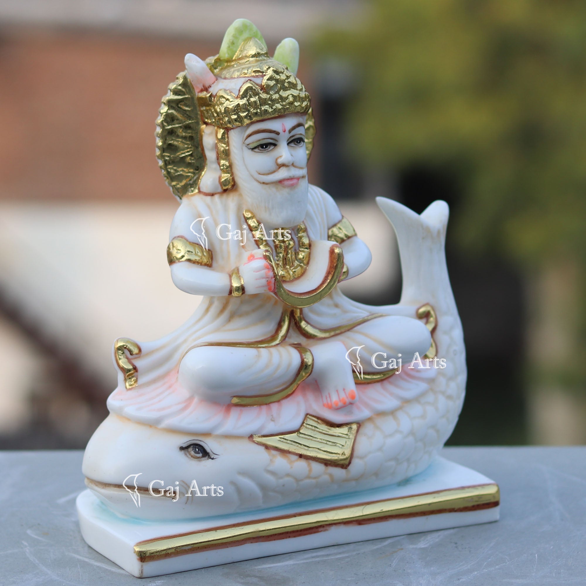 Jhulelal Murti on Palla Fish | 9 Inch