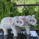 Korean Marble  Elephant Statue | 10 Inch