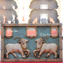 Jharokha and cow 40"