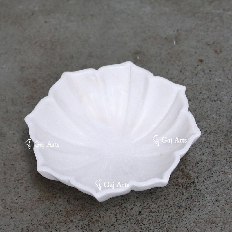 Marble Flower Bowl 7"