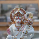 Ethiopia Marble Hanuman Ji Idol | 12 Inch
