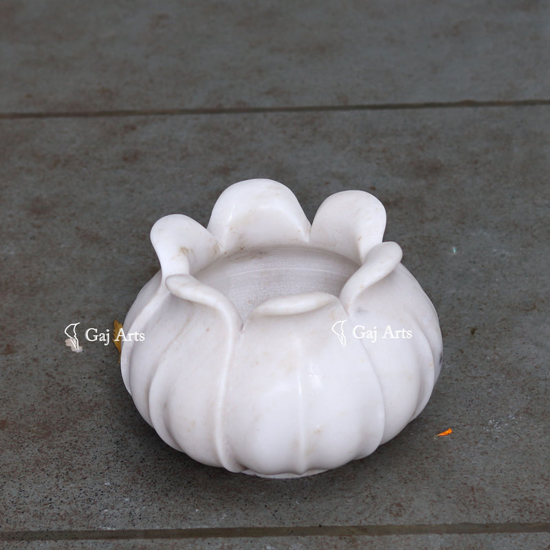 Marble Flower Bowl 12”
