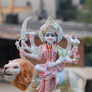 Elegant Durga Maa Marble Idol | 18 Inch