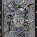 Shreenath ji With Jali  Marble Panel 72"