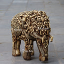 Marble Elephant Statue | 30 Inch