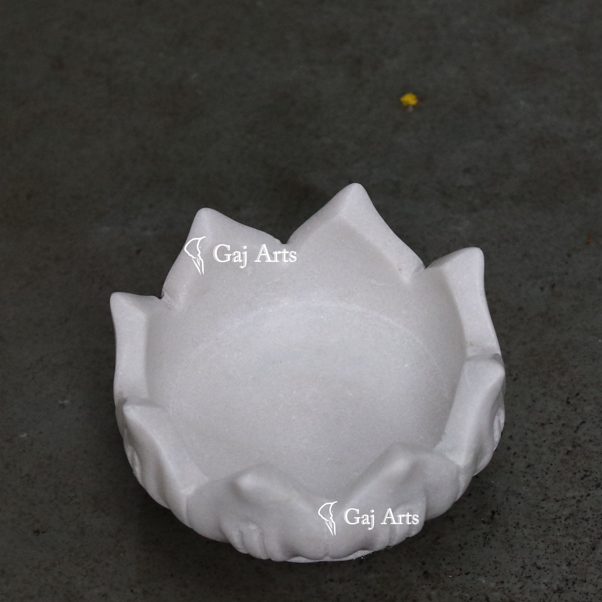 White Marble Classic Flower Bowl | 6 Inch