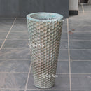 Classic Teak Sandstone Planter | 36 Inch