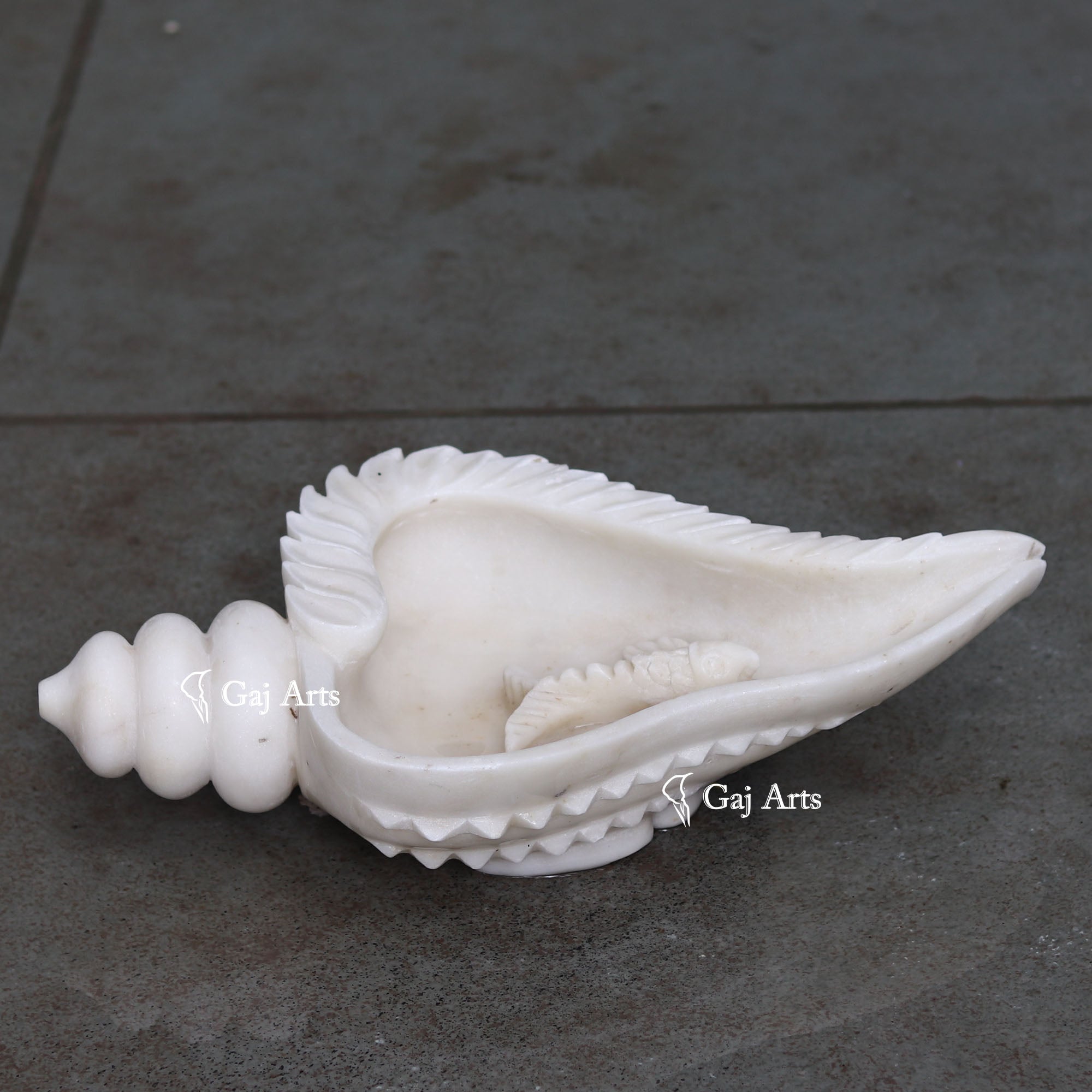 White Marble Royal Floral Bowl | 18 Inch