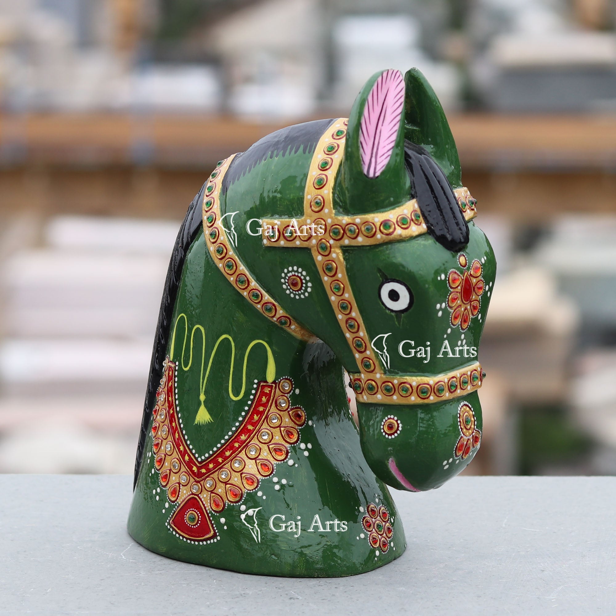 Wooden Horse 8"