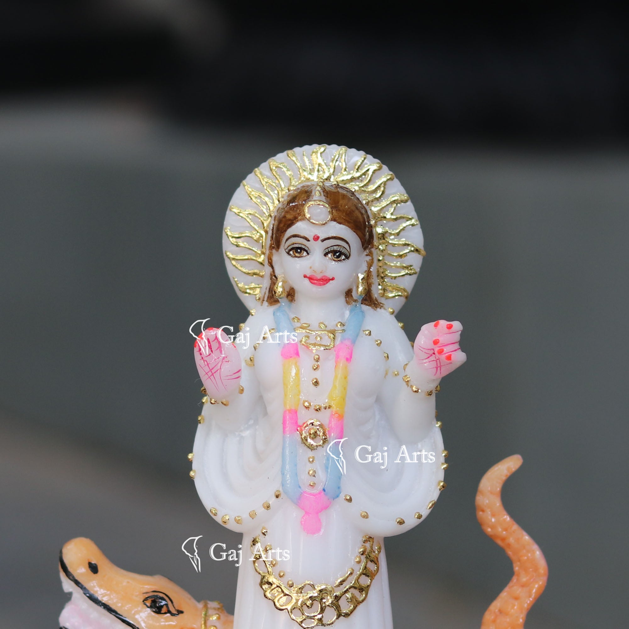 Marble Ethiopia Khodiyar Maa Idol | 7 Inch