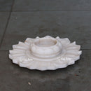 Marble Flower Bowl 15”