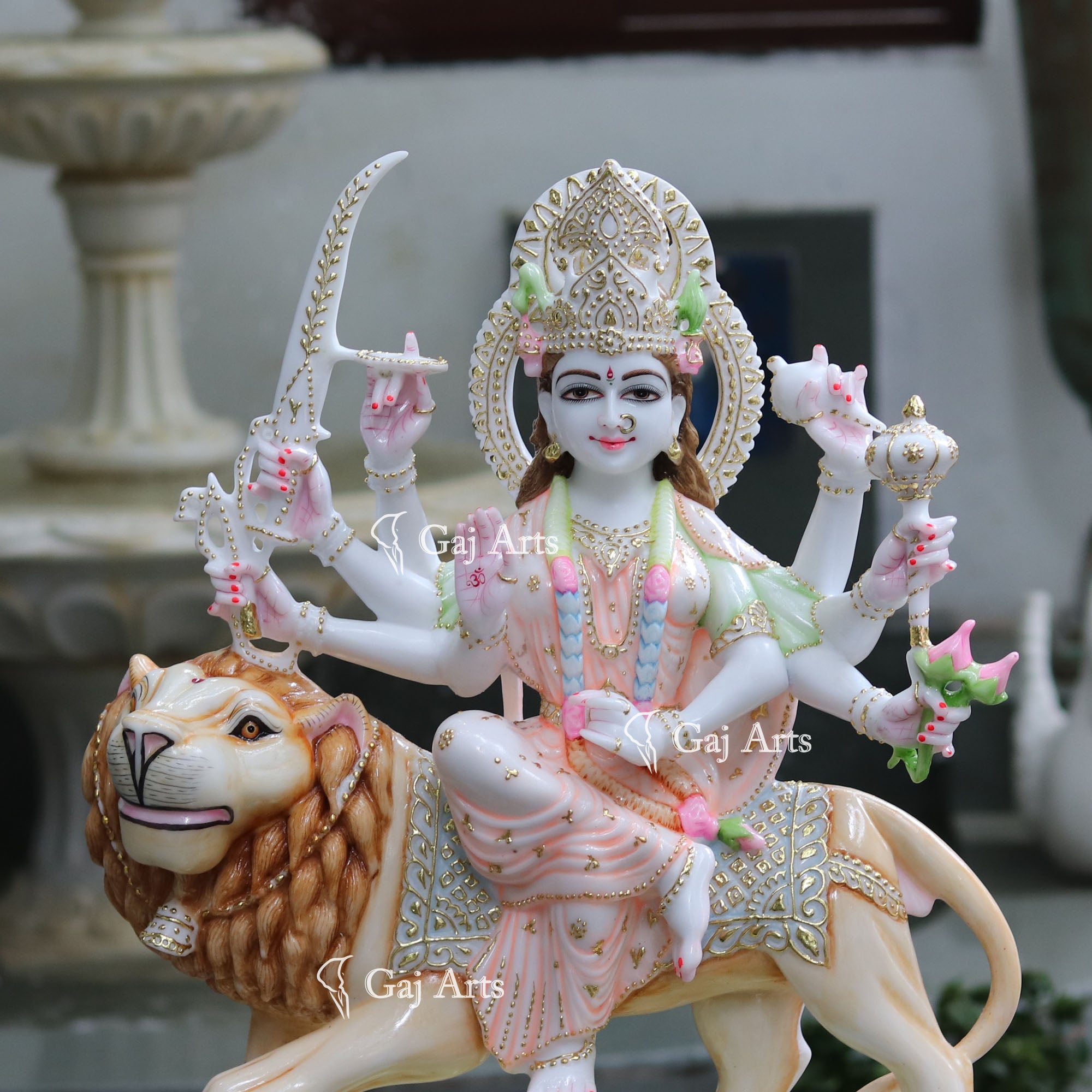 Ethiopia Durga Mata Idol | 27 Inch