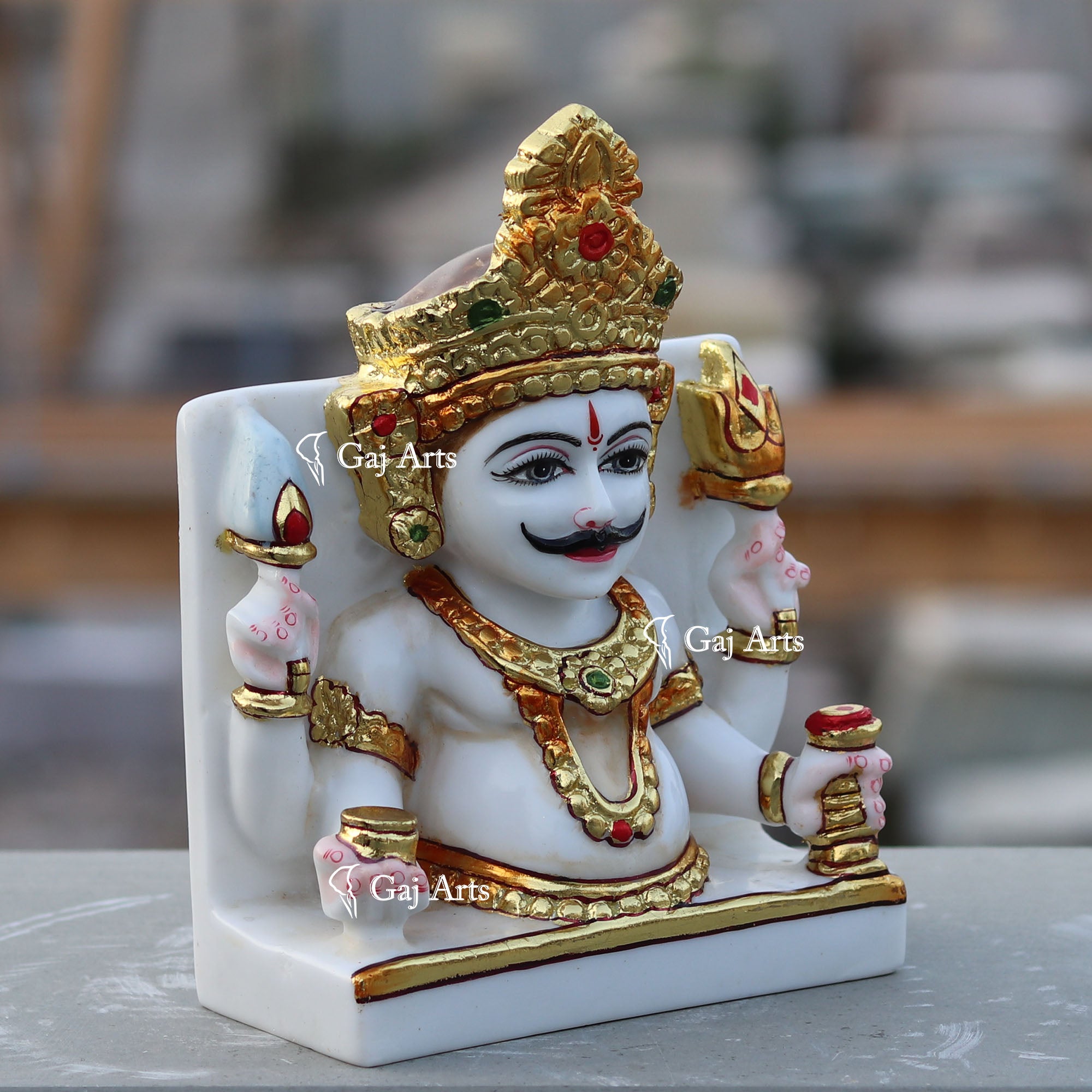 Nakoda Bhairava Ji Idol | 9 Inch