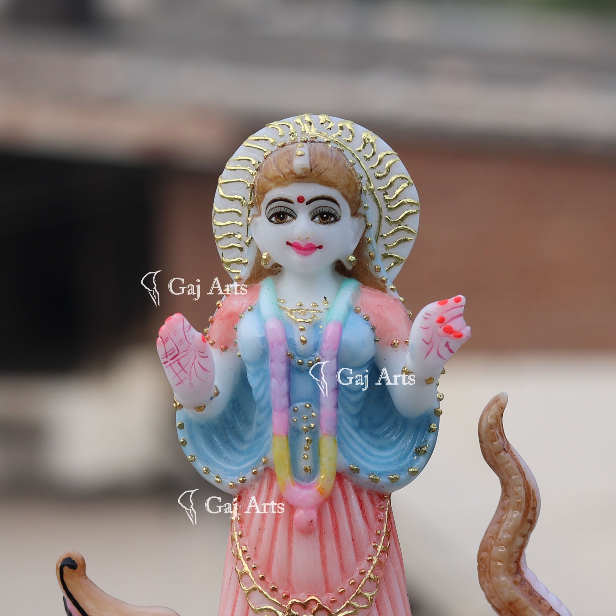 Marble Ethiopia Khodiyar Maa Idol | 7 Inch