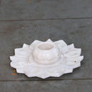 Marble Flower Bowl 12”