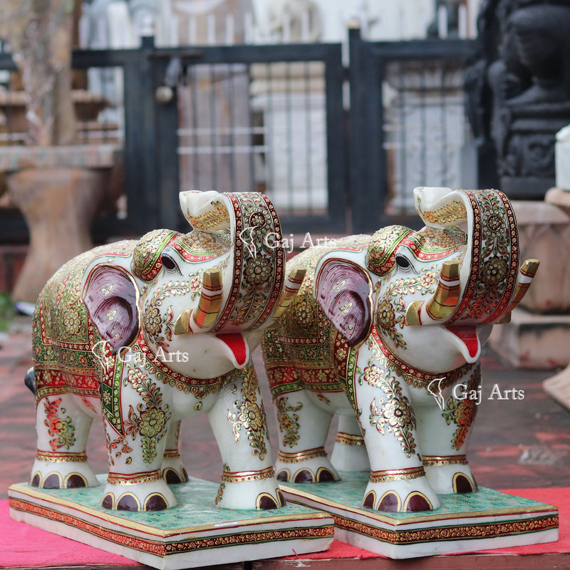 Meenakari Elephant 24"