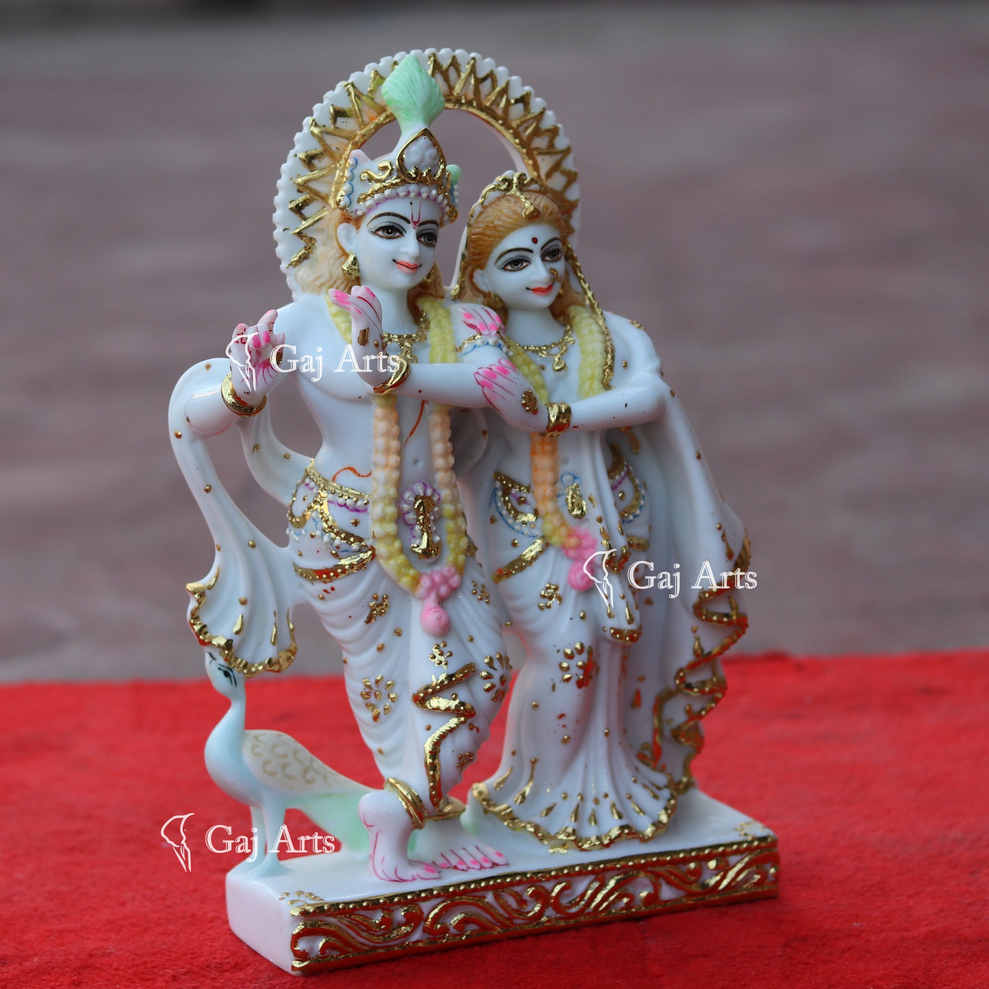 Marble Radha Krishna Jodi Idol | 12 Inch