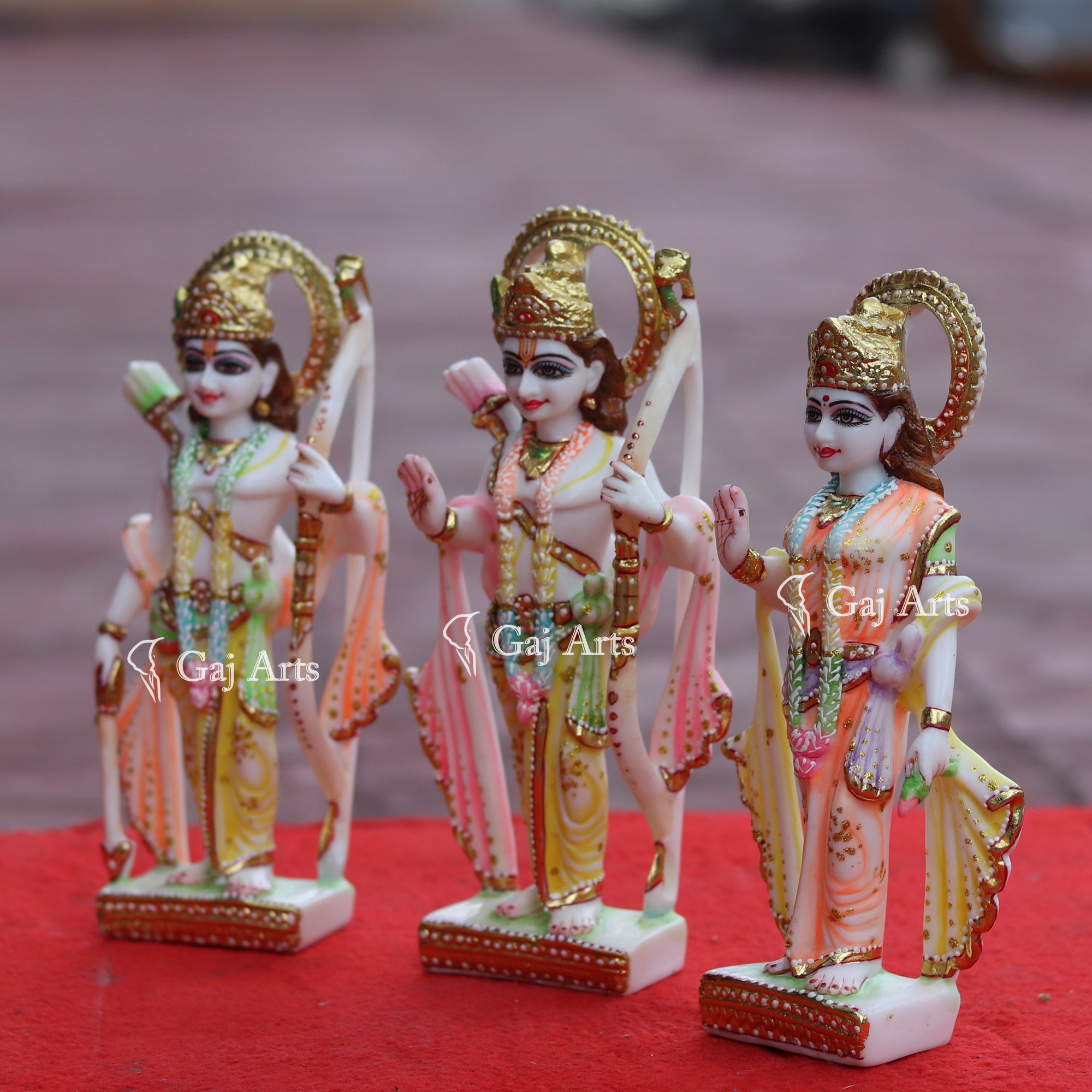 Makrana Marble Ram Jodi Idol | 9 Inch