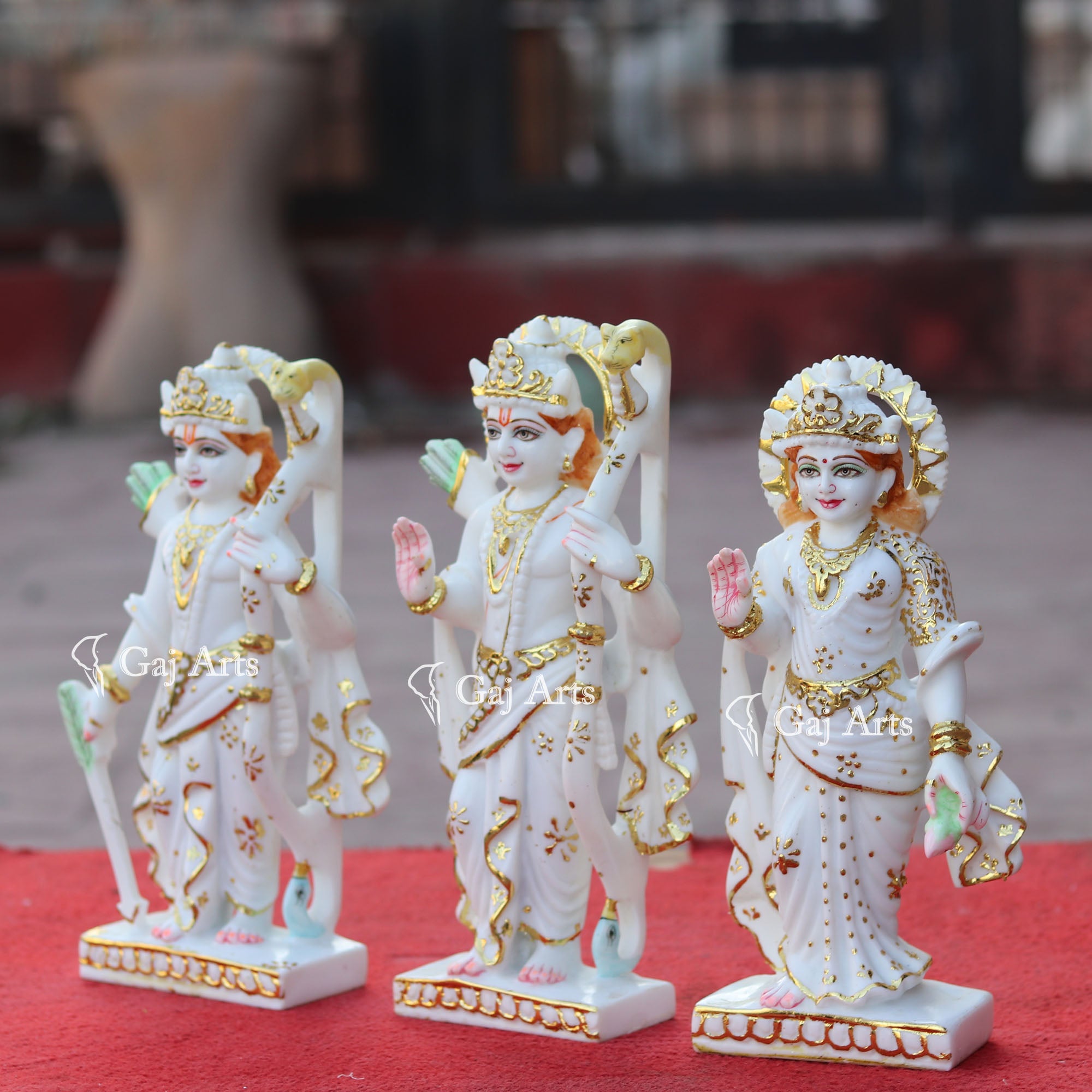 Makrana Marble Ram Jodi Idol | 12 Inch