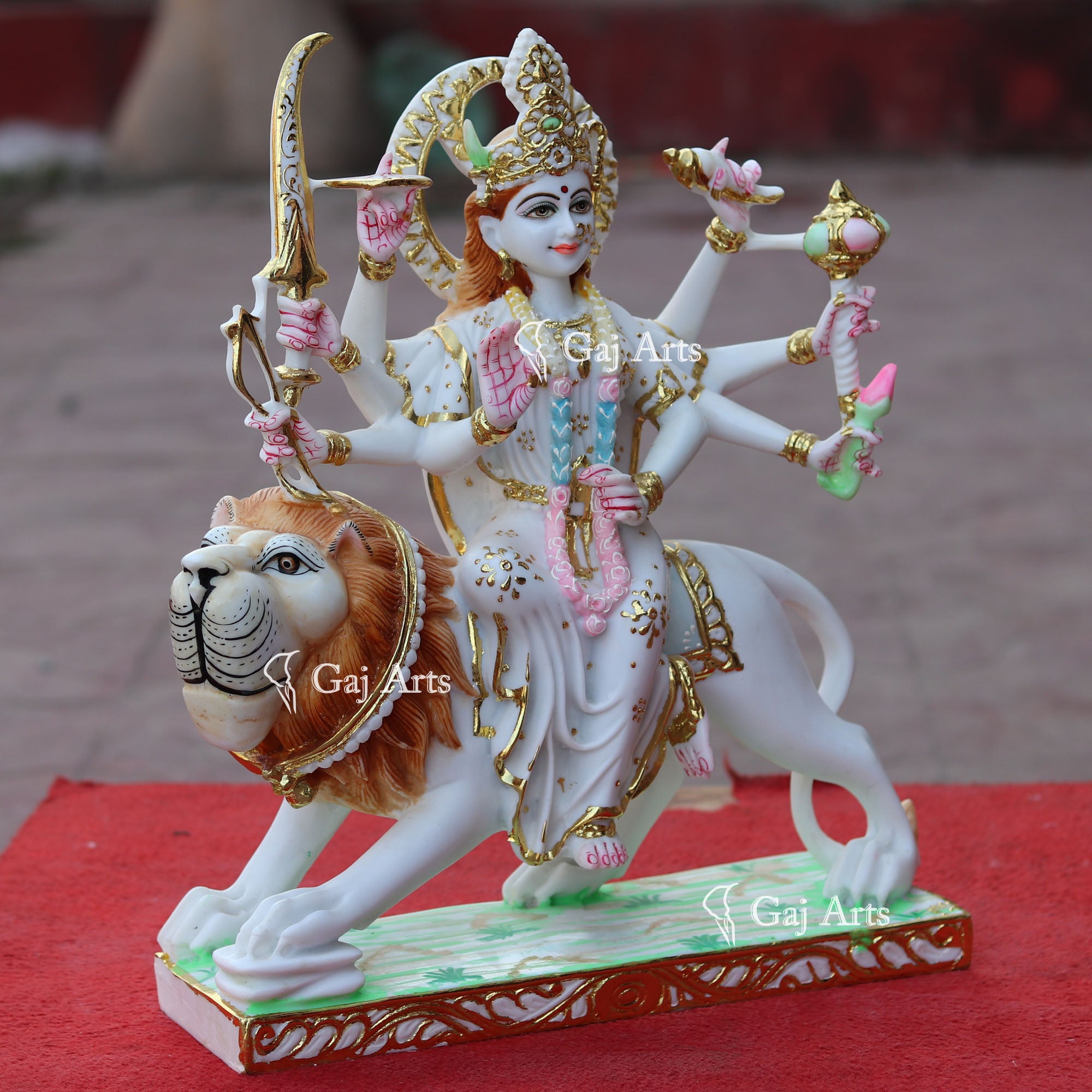 Marble Durga Maa Idol | 18 Inch