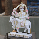 White Marble Umiya Maa Idol | 18 Inch