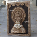 White Marble Kathakali Wall Panel | 48 Inch