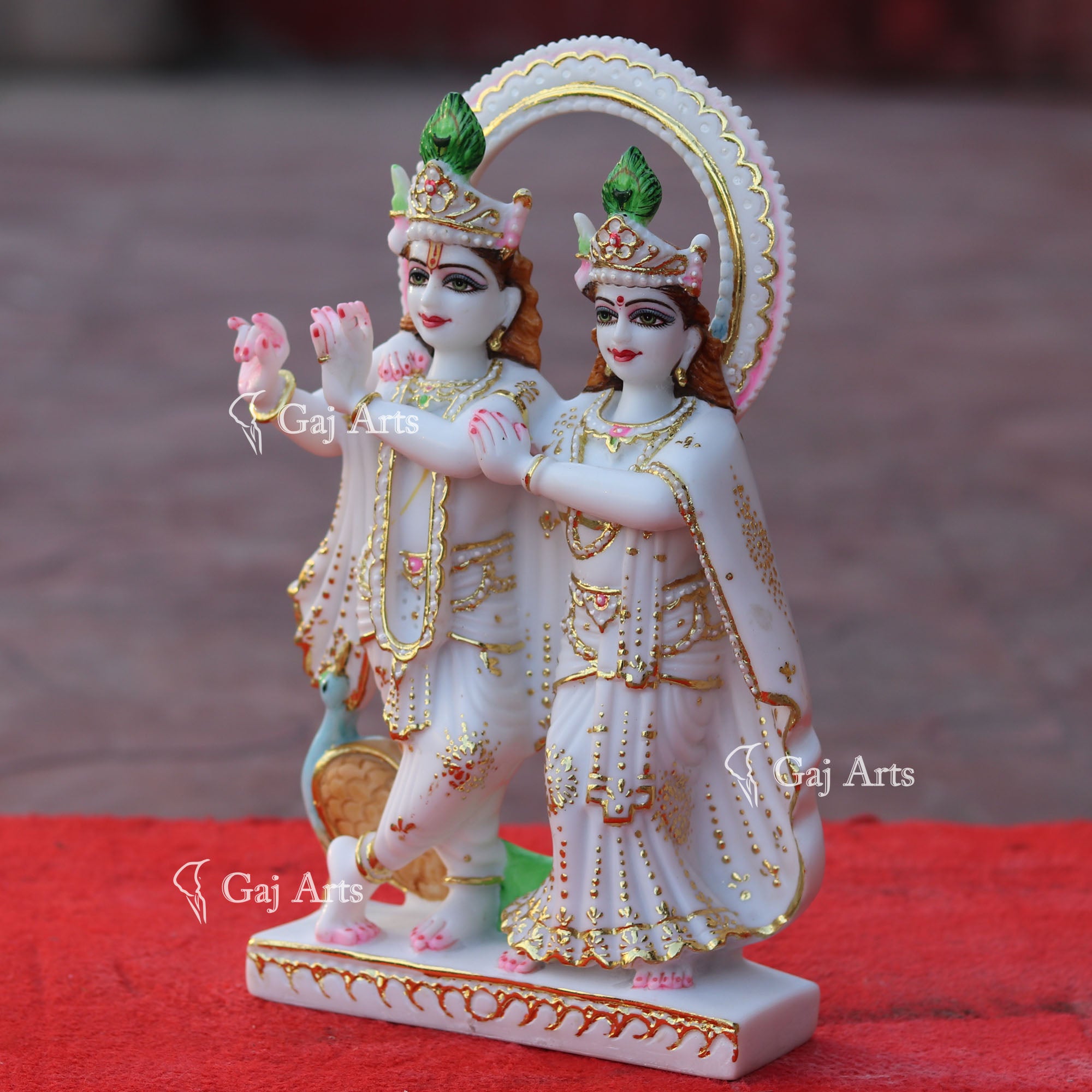 Marble Radha Krishna Jodi | 12 Inch