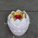 Marble Flower Bowl 6"