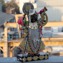 Black Marble Shreenath Ji Statue | 24 Inch