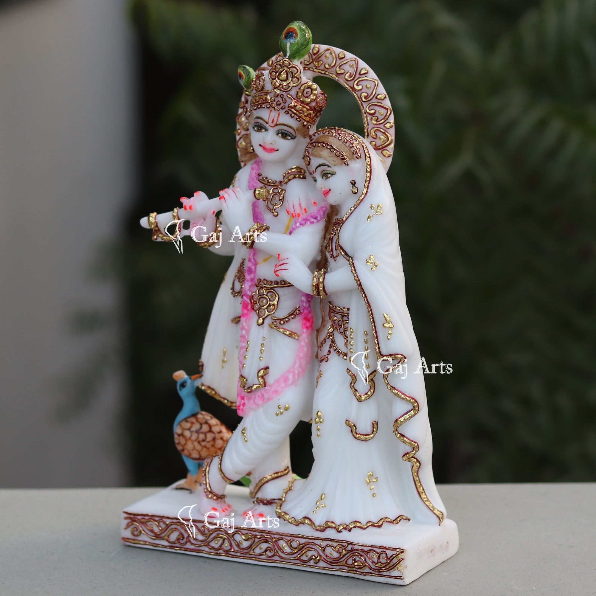Marble Radha Krishna Jodi Idol | 12 Inch