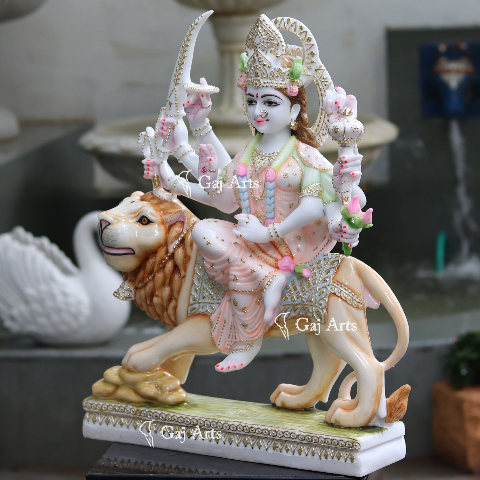 Ethiopia Durga Mata Idol | 27 Inch